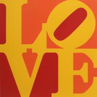 Robert Indiana THE BOOK OF LOVE (Red Yellow Orange) Screenprint - Sold for $8,320 on 02-21-2026 (Lot 170b).jpg